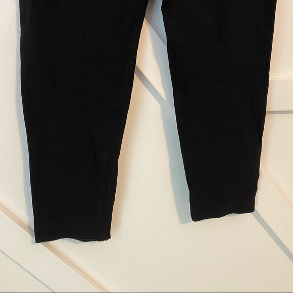 Carven Pull On High Rise Cropped Crepe Pants Black Sz 40/10 - Picture 3 of 10